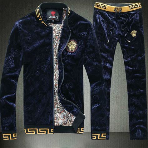 versace jeans tracksuit mens|Versace tracksuit men's price.